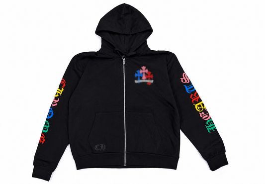 multi colored CH zip up