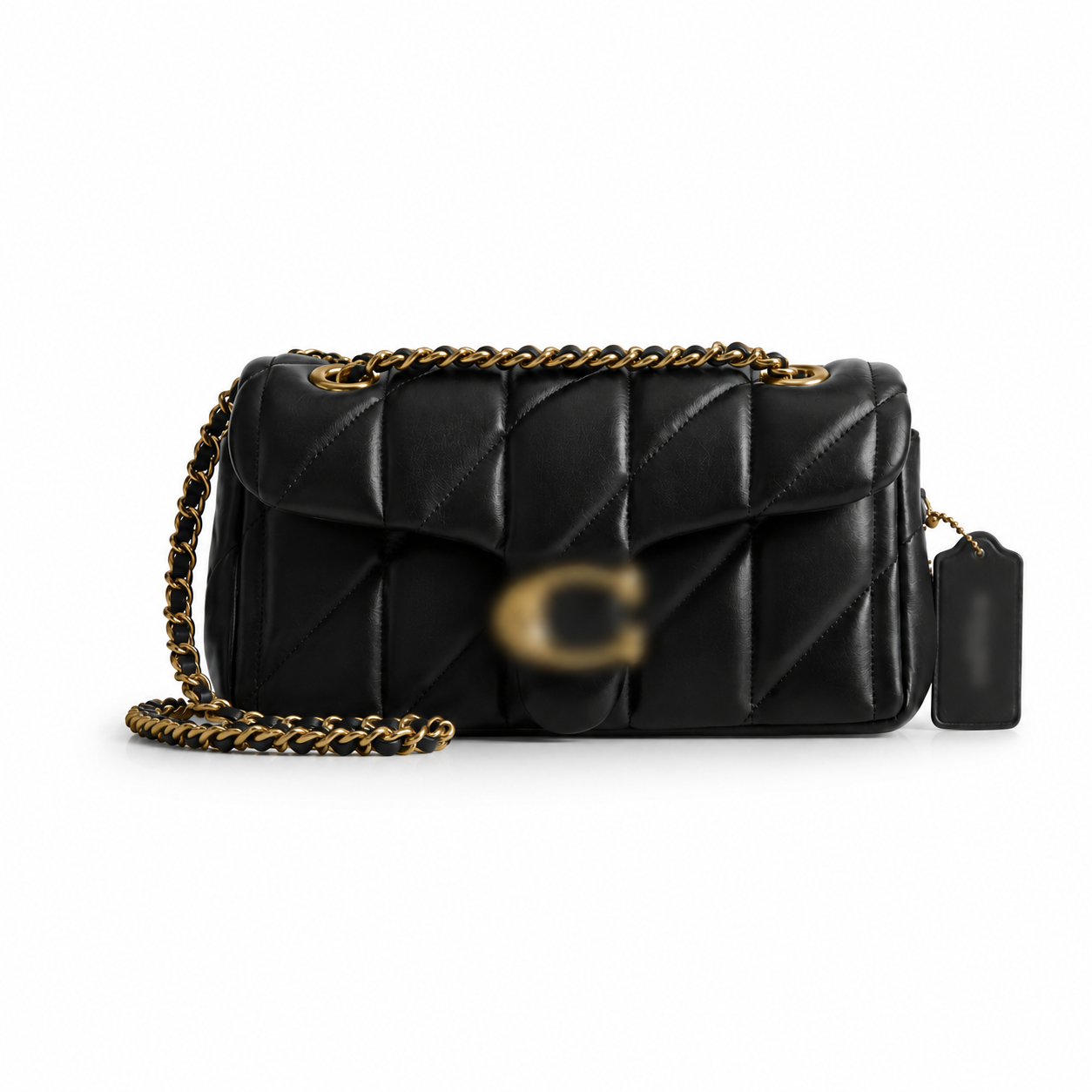 CCH black leather bag